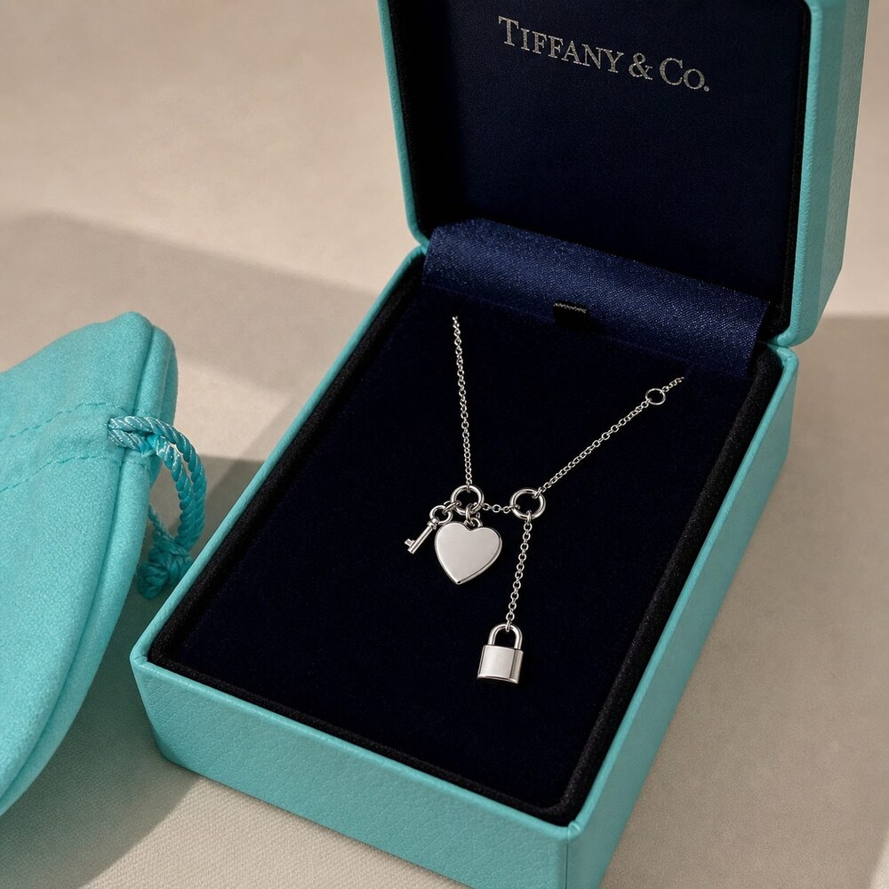 TIFFANY&CO Timeless Necklace Style 5 | New with Box - Picture 6 of 9